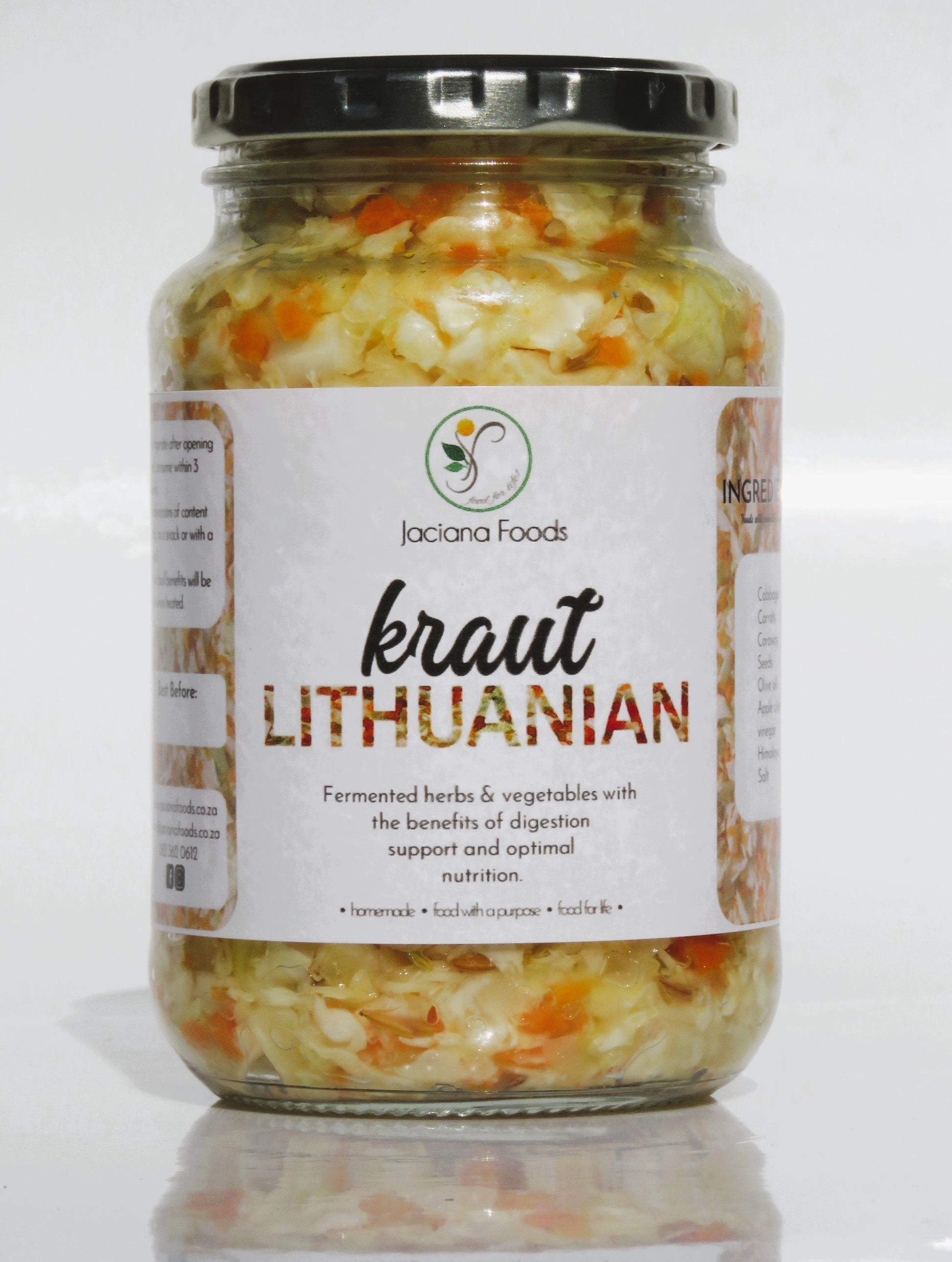 A jar of Lithuanian Kraut