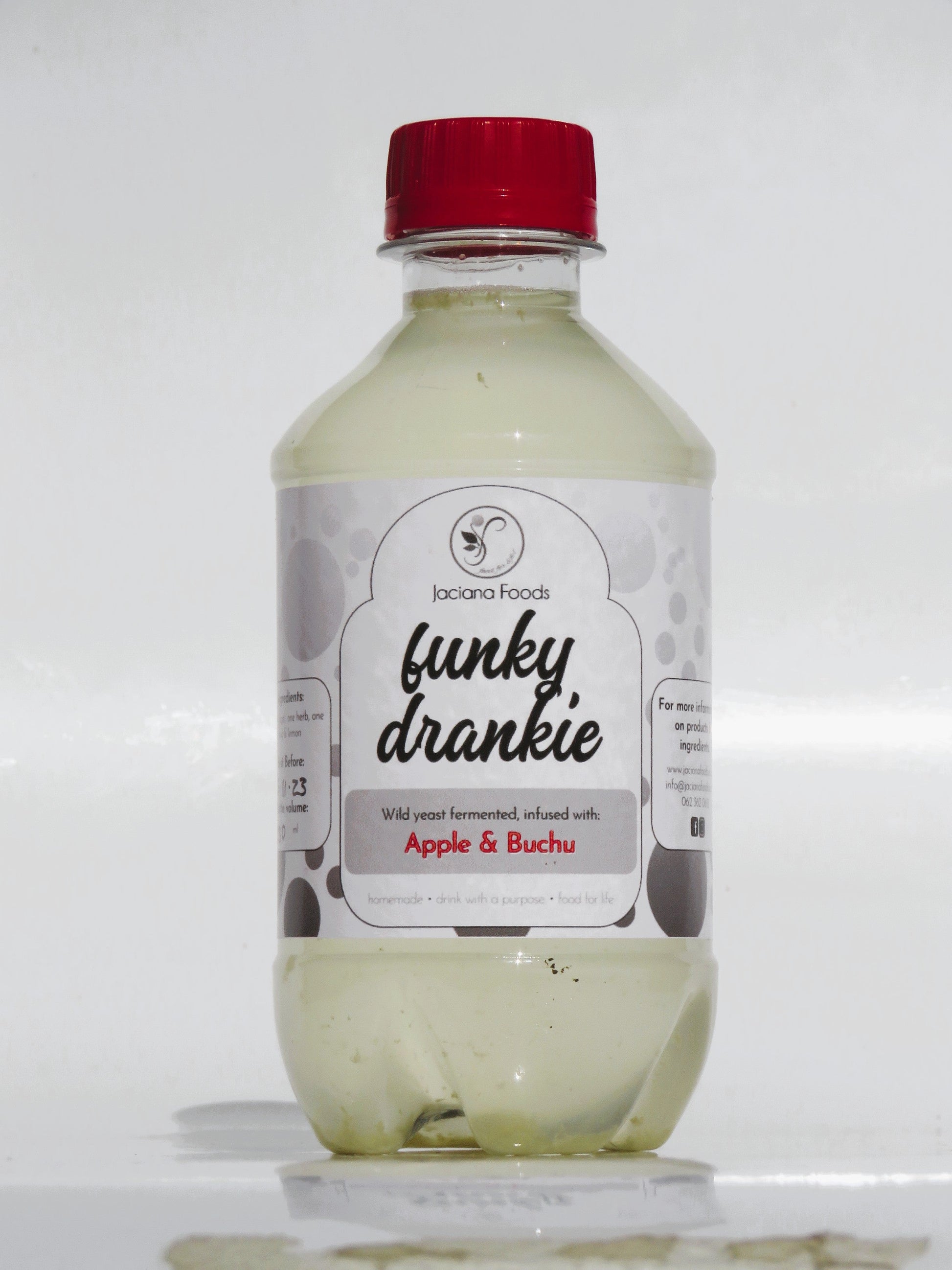 A bottle of Apple and Buchu Funky Drankie